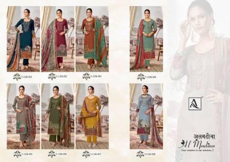Alok Al Madina Designer Wholesale Jam Cotton Dress Material Catalog